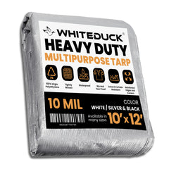 White Duck Outdoors - Heavy Duty Poly Tarp 10 mil, 6 oz. - 10-PT