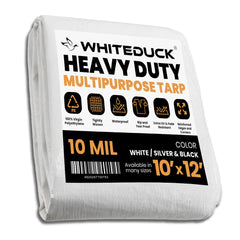 White Duck Outdoors - Heavy Duty Poly Tarp 10 mil, 6 oz. - 10-PT