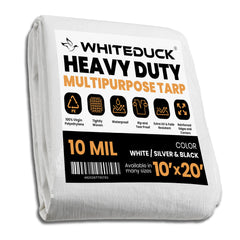 White Duck Outdoors - Heavy Duty Poly Tarp 10 mil, 6 oz. - 10-PT