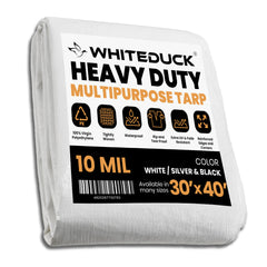 White Duck Outdoors - Heavy Duty Poly Tarp 10 mil, 6 oz. - 10-PT