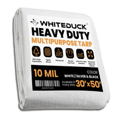 White Duck Outdoors - Heavy Duty Poly Tarp 10 mil, 6 oz. - 10-PT