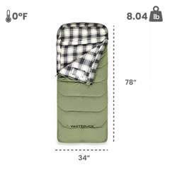 White Duck Outdoors - Slumbernest™ Sleeping bag  0°F - SB-78x34-0F