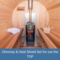 Dundalk LeisureCraft - CT Harmony Barrel Sauna -  CTC22E