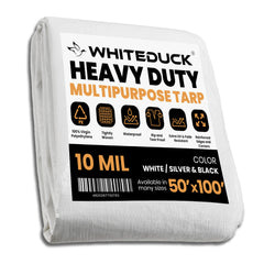 White Duck Outdoors - Heavy Duty Poly Tarp 10 mil, 6 oz. - 10-PT