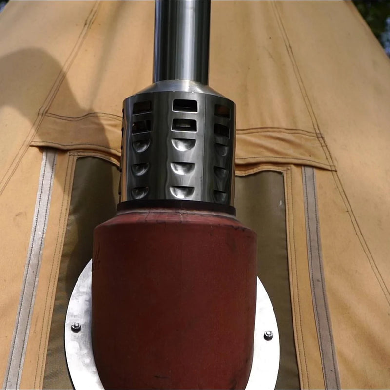 Winnerwell Triple Wall Heat Protector Chimney (M Size) – WLD-STV-304