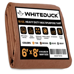 White Duck Outdoors - 100% Cotton Canvas Tarp 18 oz. - FBA