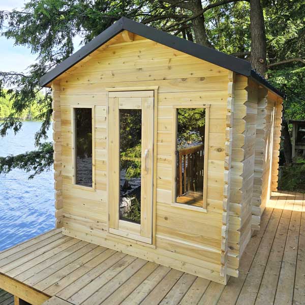Dundalk LeisureCraft - CT Georgian Cabin Sauna with Changeroom - CTC88CE