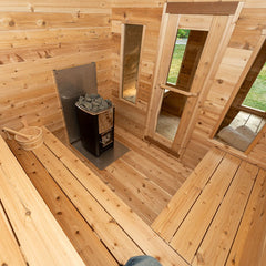 Dundalk LeisureCraft - CT Georgian Cabin Sauna with Changeroom - CTC88CE