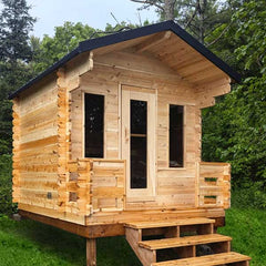 Dundalk LeisureCraft - Georgian Cabin Sauna with Porch - CTC88PW
