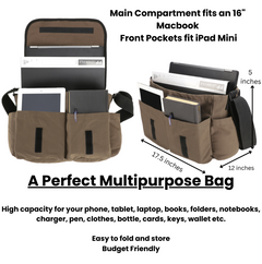 White Duck Outdoors - Filios Messenger Bag - FMB