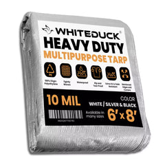White Duck Outdoors - Heavy Duty Poly Tarp 10 mil, 6 oz. - 10-PT