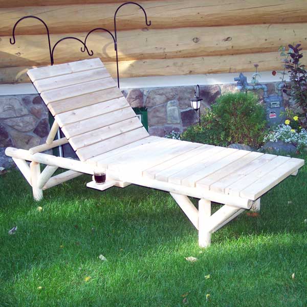 Dundalk LeisureCraft - Standard Outdoor Log Lounge - L416