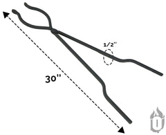 Ohio Flame – Campfire Tongs 30" – OF30T
