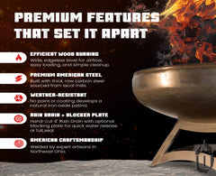 Ohio Flame – Liberty Fire Pit with Hollow Base – OFLTY_HB