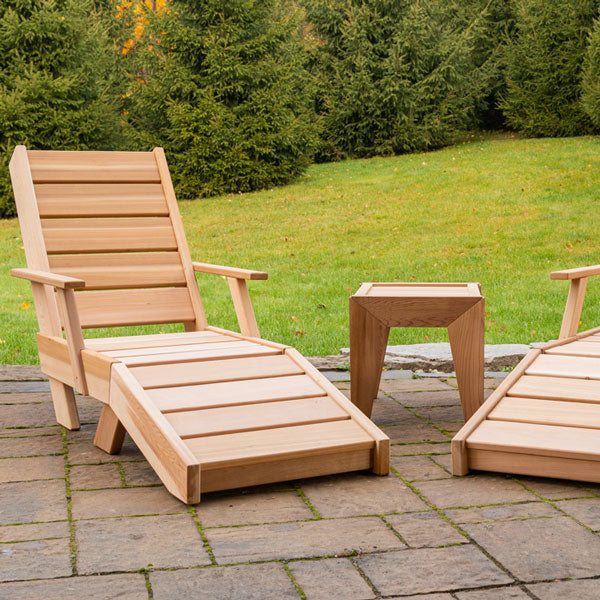 Dundalk LeisureCraft - Pacific Modern Outdoor Lounge Chair - PM210