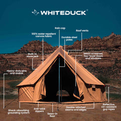 White Duck Outdoors - Regatta Bell Tent 13' - WD-RBT