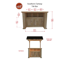 Dundalk LeisureCraft - Southern Fantasy Tiki Bar - CT3672