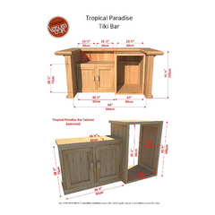Dundalk LeisureCraft - Tropical Paradise Tiki Bar - CT4896
