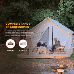 White Duck Outdoors - Alpha Wall Tent 10'x12' - WD