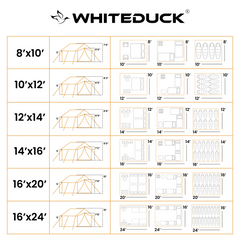 White Duck Outdoors - 16'x24' Alpha Wall Tent - WD